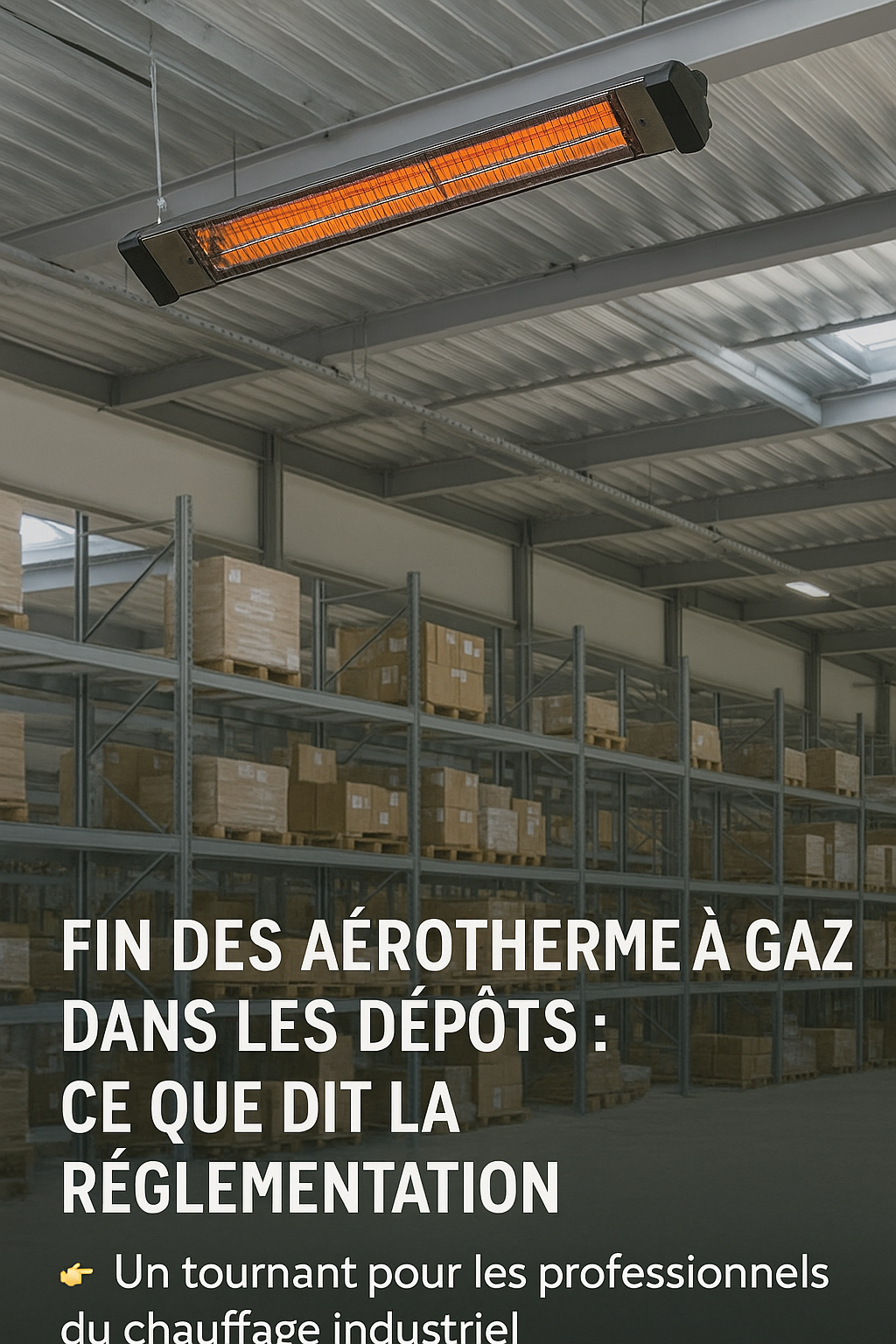 Fin des aérothermes à gaz dans les dépôts : ce que dit la réglementation