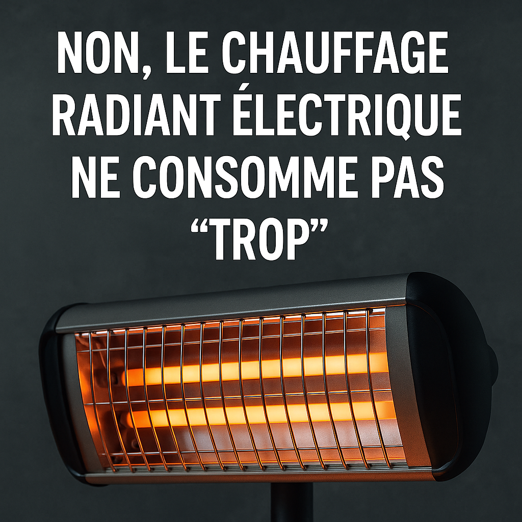 Non, le chauffage radiant électrique ne consomme pas “trop”