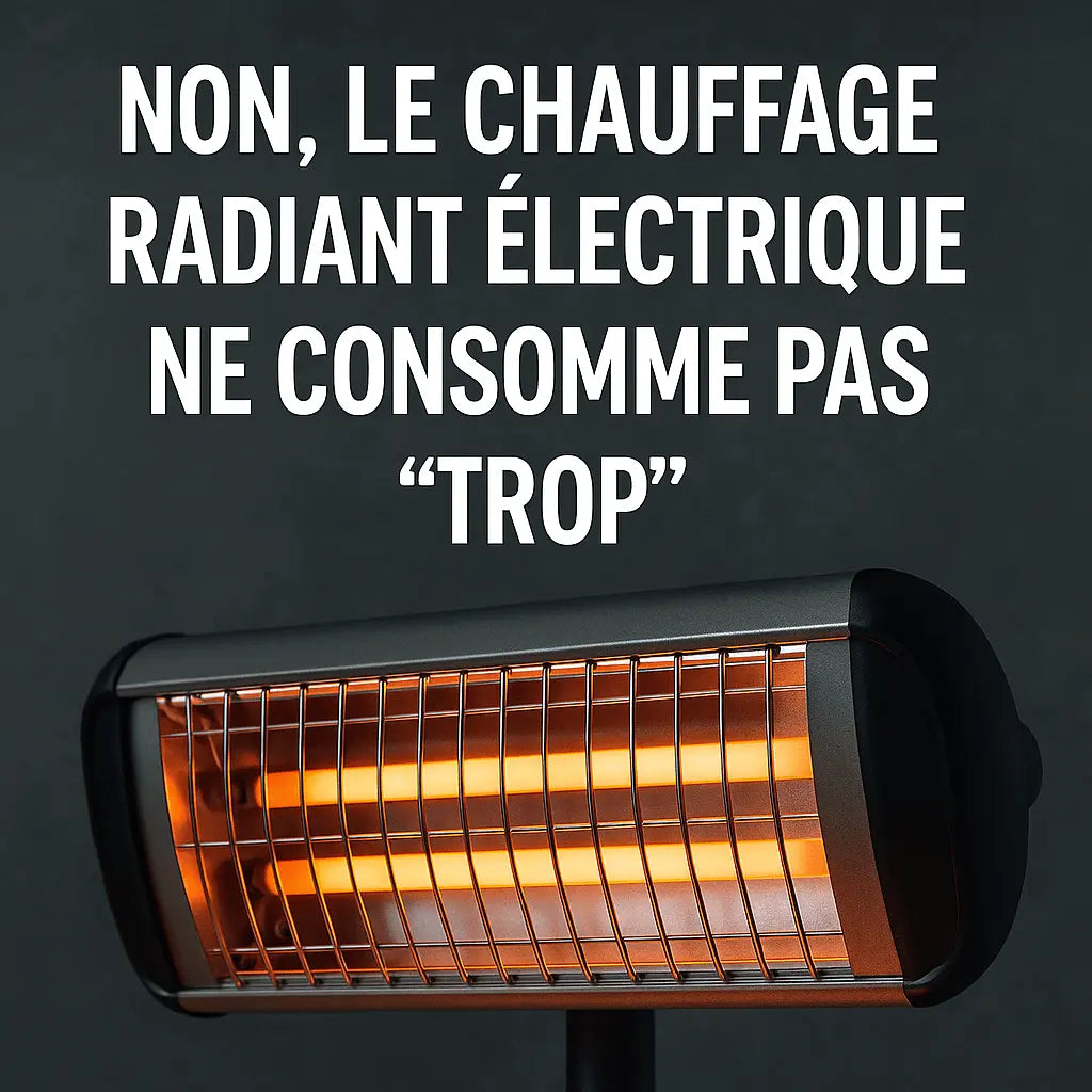 Non, le chauffage radiant électrique ne consomme pas “trop” - La Boutique Fargau