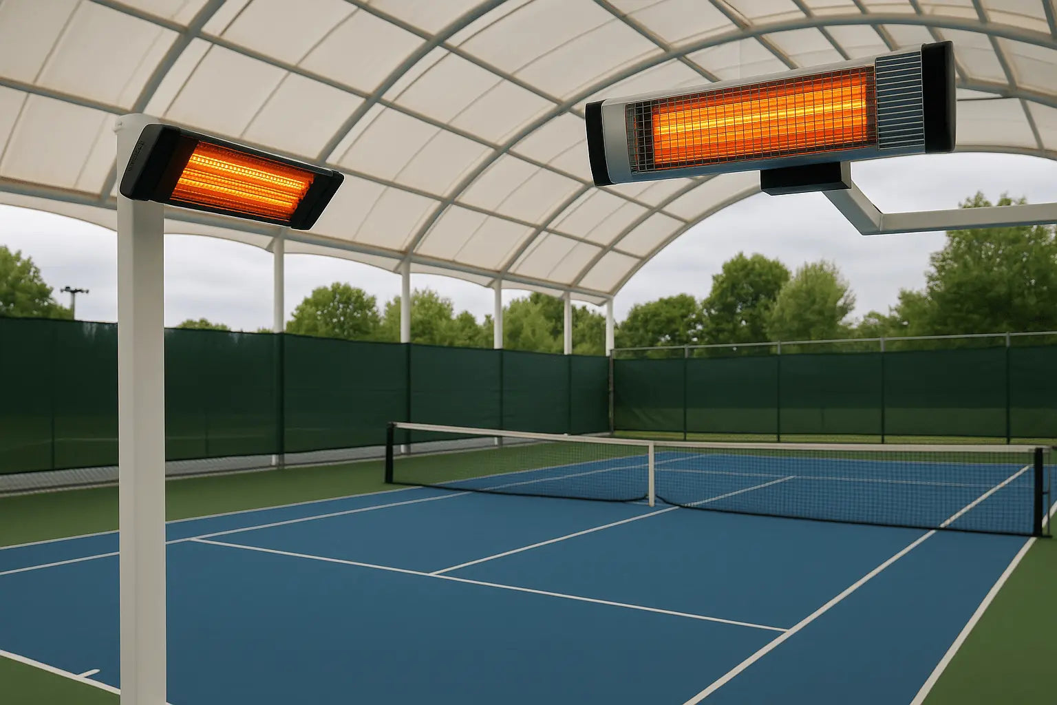 Chauffage Salle de Sport, Padel & Tennis – Infrarouge Haute Performance - La Boutique Fargau